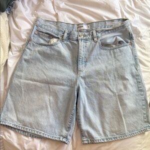 Light Blue Bermuda Skater Jorts